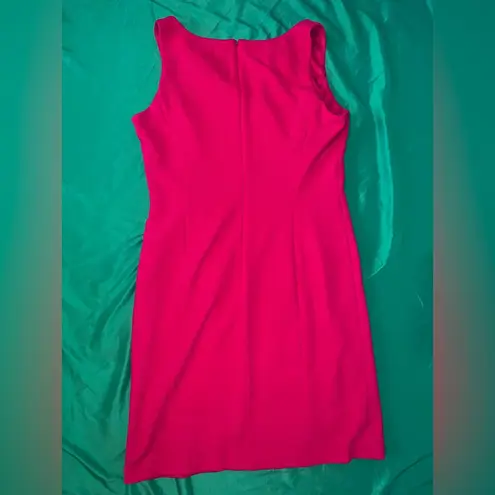 Pappagallo Brooke Red Mini Dress with Gold Accents size 10