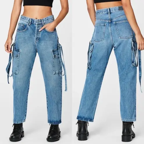 Carmar Haedus Super Baggy Cargo Jeans Black 24