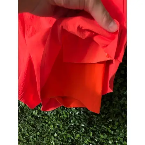 Athleta  Crest 2 in 1 Shortie Trekkie Neon Orange Rare Size 2