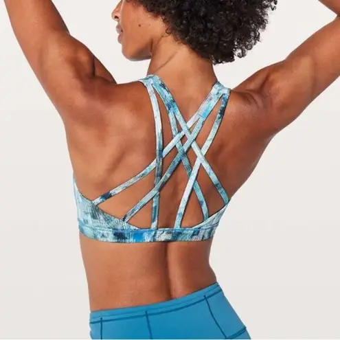 Lululemon  Free To Be Serene Bra
Sun Dazed Multi Blue