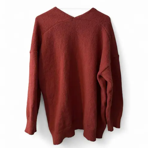 Melrose and Market Women’s Rust Orange Knit Cardigan, Size X-Large