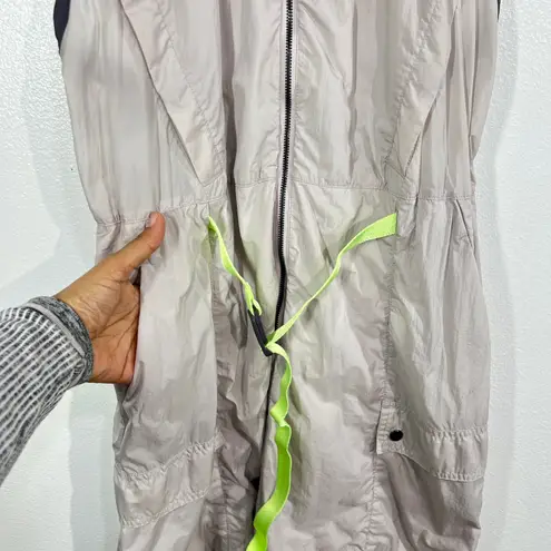 Nike Air Jordan Women's Flight Suit Romper M Platinum Violet Ghost Green Utility Gray Size M