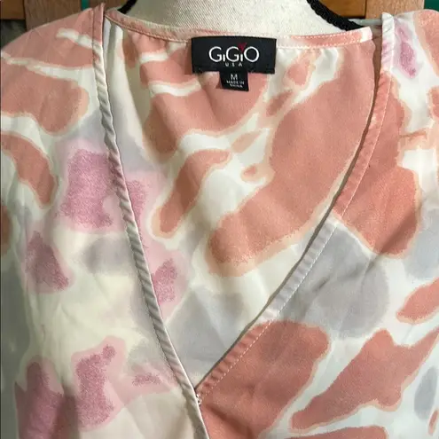 Gigo Pink and White Tie