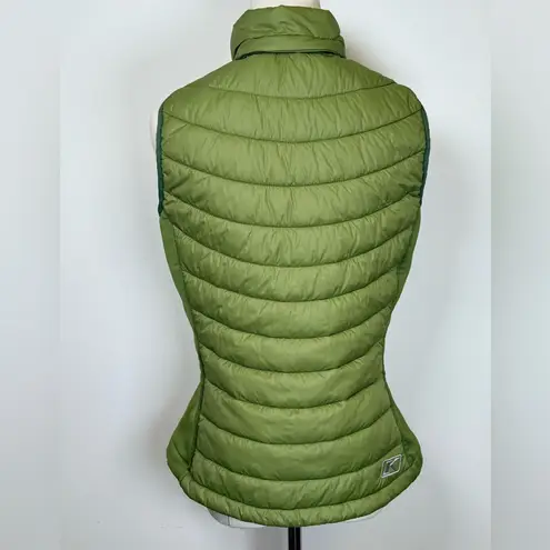 Klim ‘Waverly’ Insulated Vest Detachable Fur Trim Hood Women’s Size Medium Green