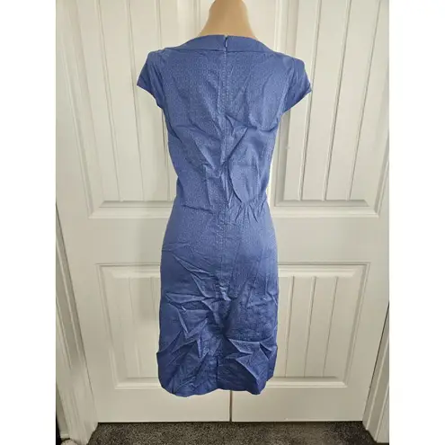 Ann Taylor NWT Periwinkle Dress Geometric Lined Size 12 Purple