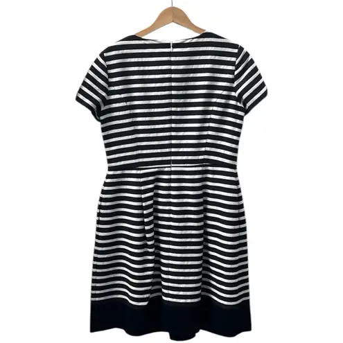 Brooks Brothers “346” Navy and White Striped Women’s Dress, Size 10