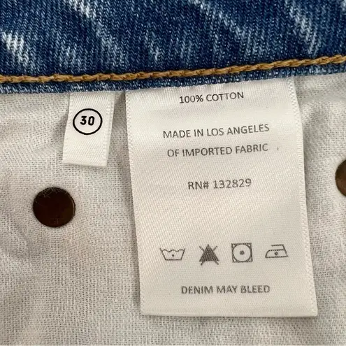 GRLFRND The Helena High Rise Cut Off Jeans Shorts Newport frayed Raw hem Size 30