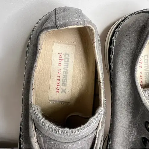Converse x John Varvatos CT OX Blanket Stitch Unisex Gray Shoe Size 7 or 5