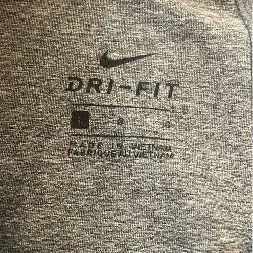 Nike  Pro Dri Fit Gray Exercise Leggings Womens Size Large