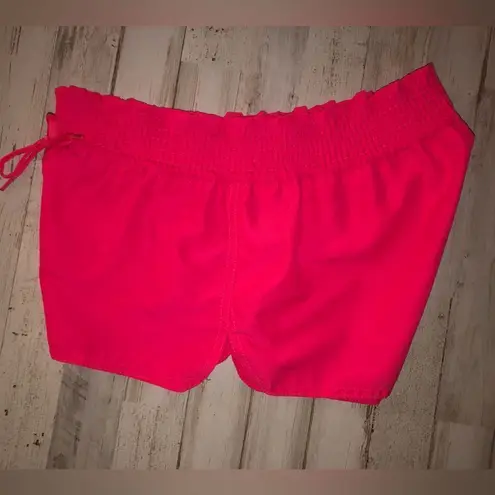 Old Navy 💕5️⃣ drawstring hot pink athletic shorts size Medium NWOT