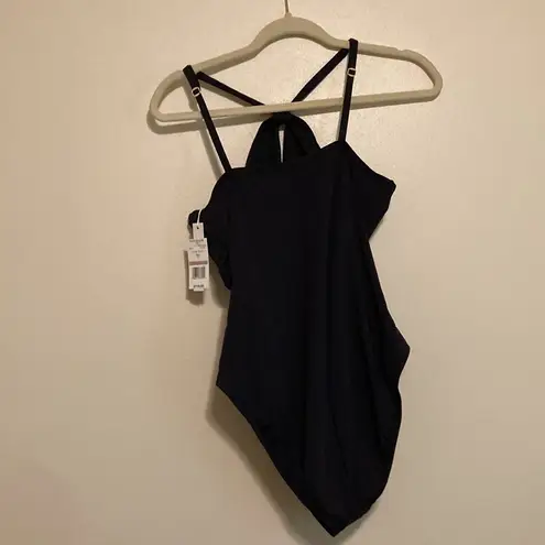 Bleu Rod Beattie NWT Size 12 Urban Goddess High Neck One Piece Swimsuit  Von Maur