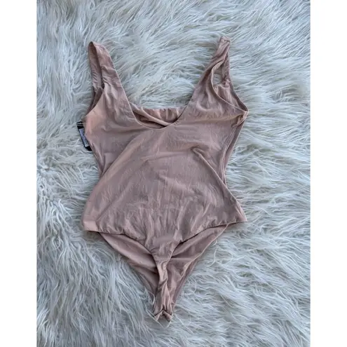 SKIMS Fits Everybody Square Neck Bodysuit Moca Size Medium