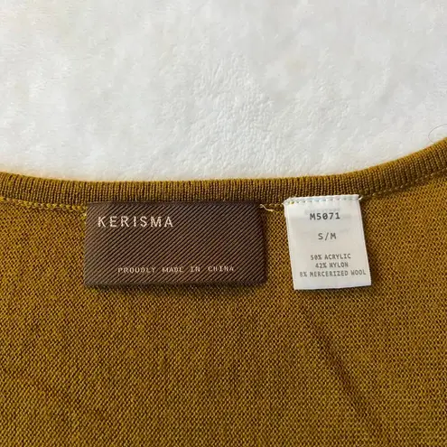 Kerisma Cozy Soft Wool Blend Oversized Knit Raven Top Tunic Size S/M