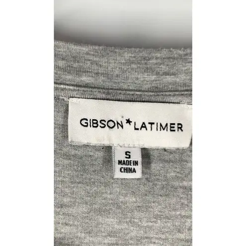 Gibson Latimer Women's Round Neck Short Sleeve T-Shirt Gray Size Small