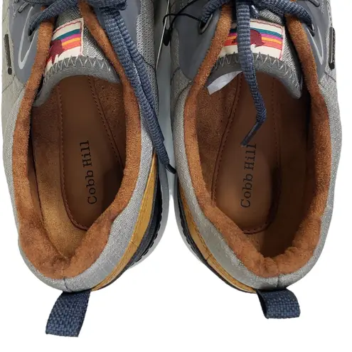 ROCKPORT Womens 10 COBB HILL Skylar Waterproof Sneaker in Gray NEW