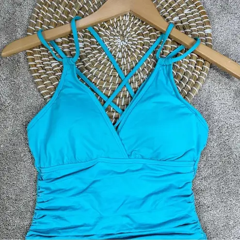 La Blanca Swimwear Island Goddess Surplice One Piece Underwire Size 0