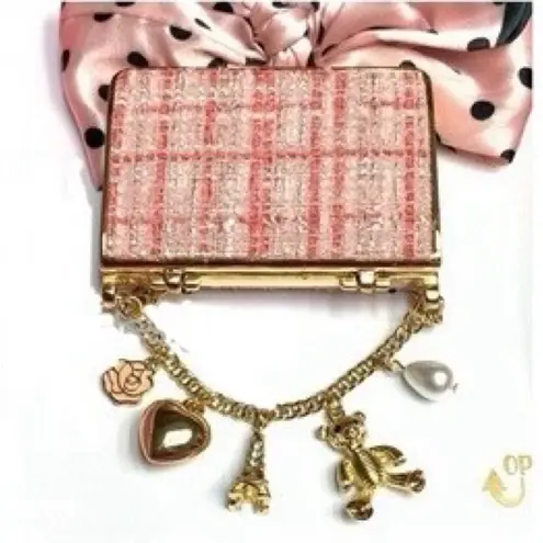Piper K Pink Bow Bag Charm Keychain