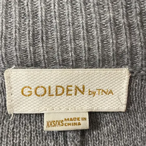 Aritzia Golden by TNA Roohan grey alpaca wool blend sweater poncho size XXS / XS Gray