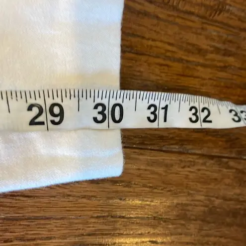 J. McLaughlin white straight legājeans size 8