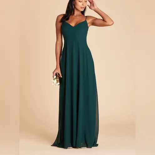 Birdy Grey Devin Convertible Dress Chiffon Emerald Size Medium NWT