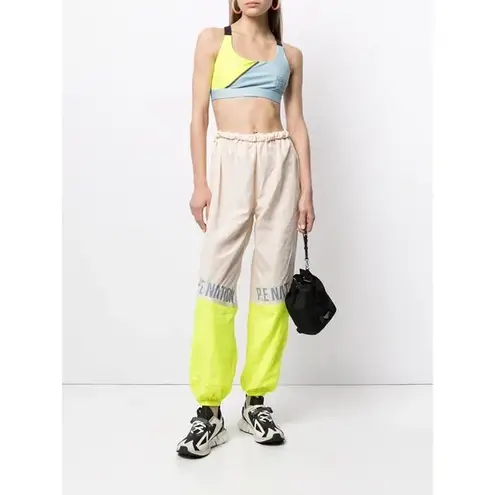 P.E Nation First Position Track Pants in Pearled Ivory NWOT