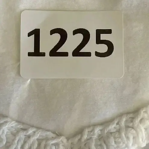 Charter Club NWT White Solid Stretchy Cotton Blend Short Sleeves Top SZ S #1225