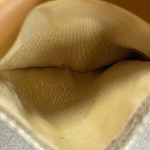 CELINE Vintage Macadam Coated Canvas w/ Leather Trim Coin Case, Pre-Owned