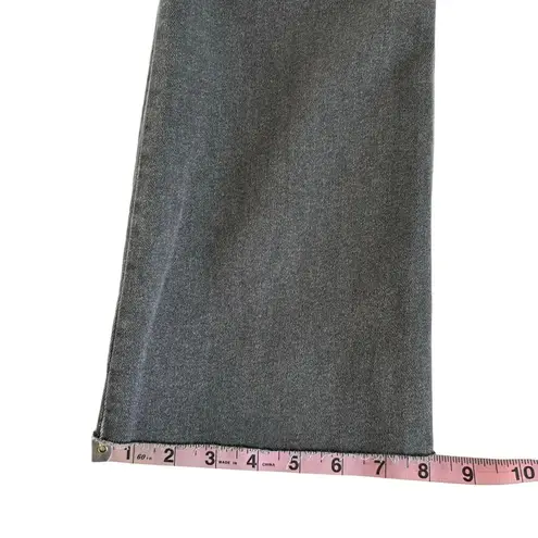 Mavi Jeans Anika Gray High Rise Fray Hem Crop Flare Jeans Women’s Size 27 x 27