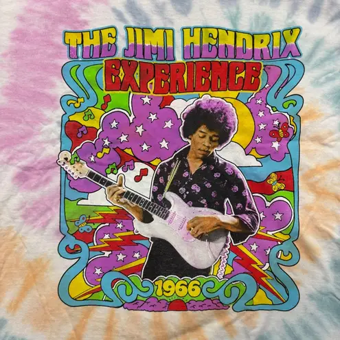 The Jimi Hendrix Experience 1933 Rock Tie-Dye T-Shirt Size Large