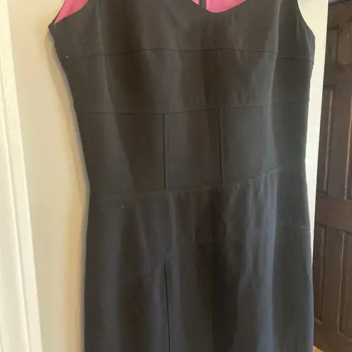 Marc New York Pleated Cap Sleeve Sheath Black Dress, Size 8 Party Dress Sorority