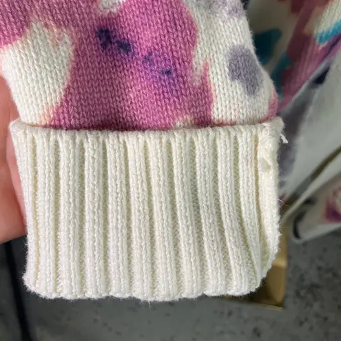 Sun Stone Womens Cardigan Sweater Medium Open Front Tie Dye Knit Cotton Clean - Image 5