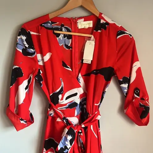 Yumi Kim NEW  Next Door Red Floral Dress Size XS