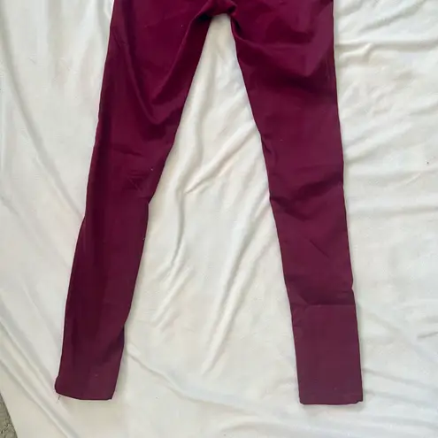 Wax Jean Burgundy Better Butt Skinny Jeans
