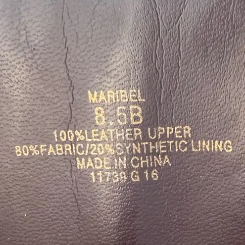 LRL Womens Maribel Brown Leather LRL Gold Monogram Riding Boots Equestrian