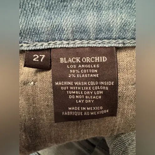 Black Orchid Blue & White Ombre Jean Women’s Denim Cotton Shorts Size 27