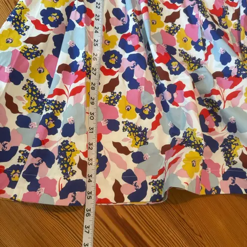 Boden Clemmie Dress Sz 8R Peony Burst Floral Picnic Party Wedding Guest Business