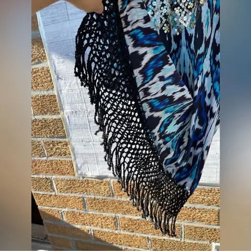 FIGUE ANAIS MINI DRESS SMALL Blue