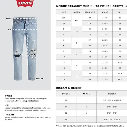 Levi's  Wedgie Straight Jean