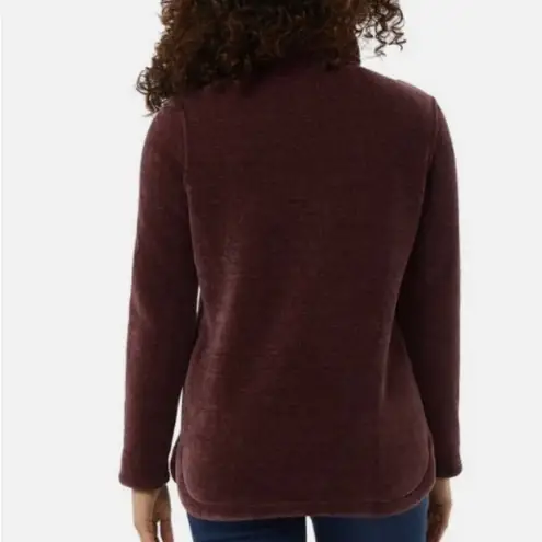 32 Degrees Heat Women's Fleece Pullover 1/4 Zip Purple Size L