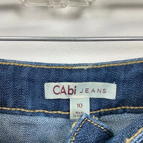 CAbi  Womens Bootcut Flare Jeans Blue Size 10 Denim Pants