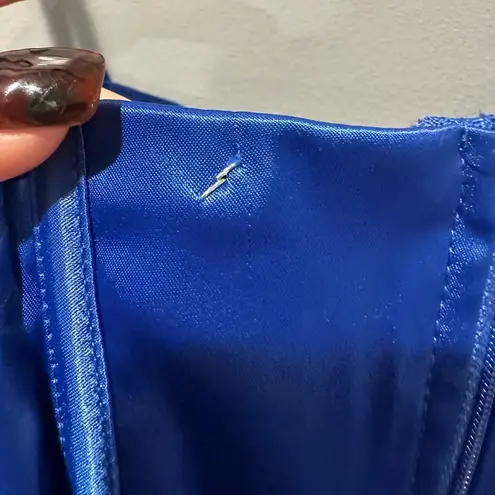 Royal Blue Corset Top Size M