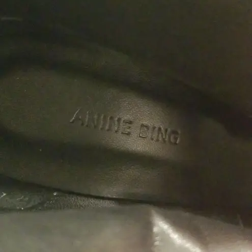 ANINE BING ππ Irmelin Boots ~ Midnight Suede Dark Navy Blue 38 NWOT