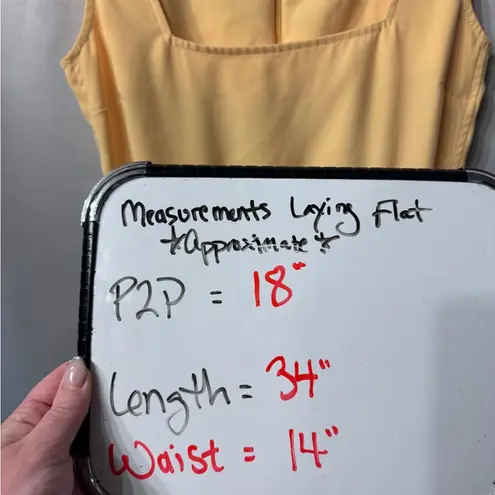 Amanda Uprichard  Palmer Dress size Medium, yellow, like new!