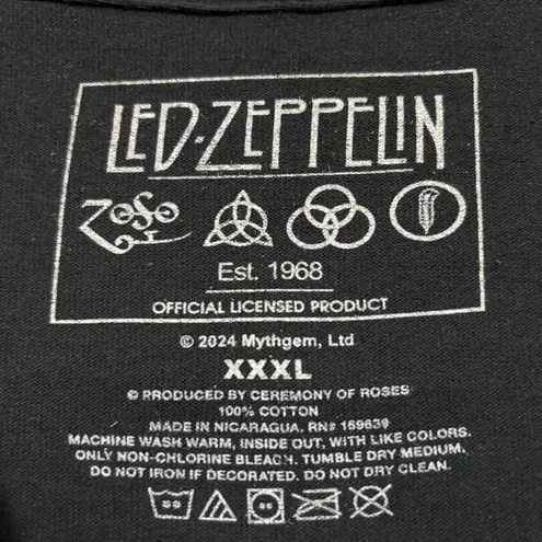 Led Zeppelin Icarus Rock Band T-Shirt Size XXXL