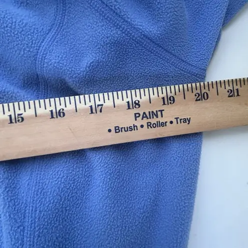 L.L. Bean 1/4 Zip Blue Lightweight Activewear Poly Fleece Top Size M Size M