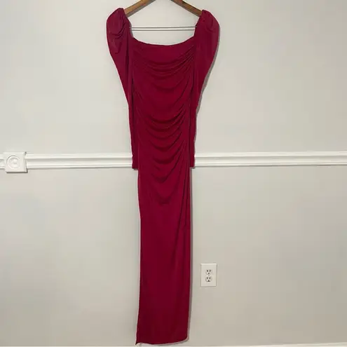 Majorelle • sweetheart gown in berry red sz S