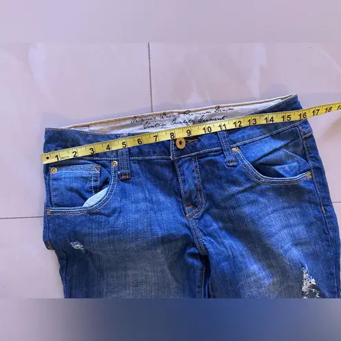 Zana Di vintage jeans blue cuffed women zipper button size 11