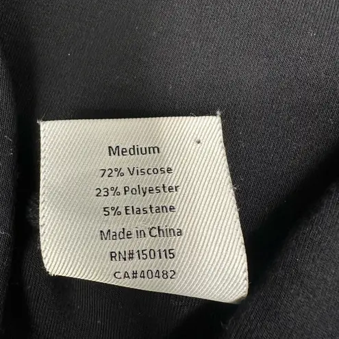 Varley Davidson Quarter Zip Black Sweatshirt New!