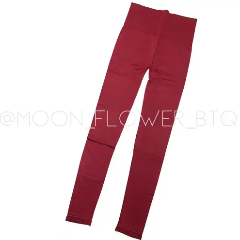 Zenana Outfitters Cabernet High Waist Tummy Control Slimming Leggings