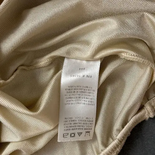 Vanity Fair Vintage Half Slip Size Small 24" Light Beige Nylon Slit 11-760 Silky - Image 6